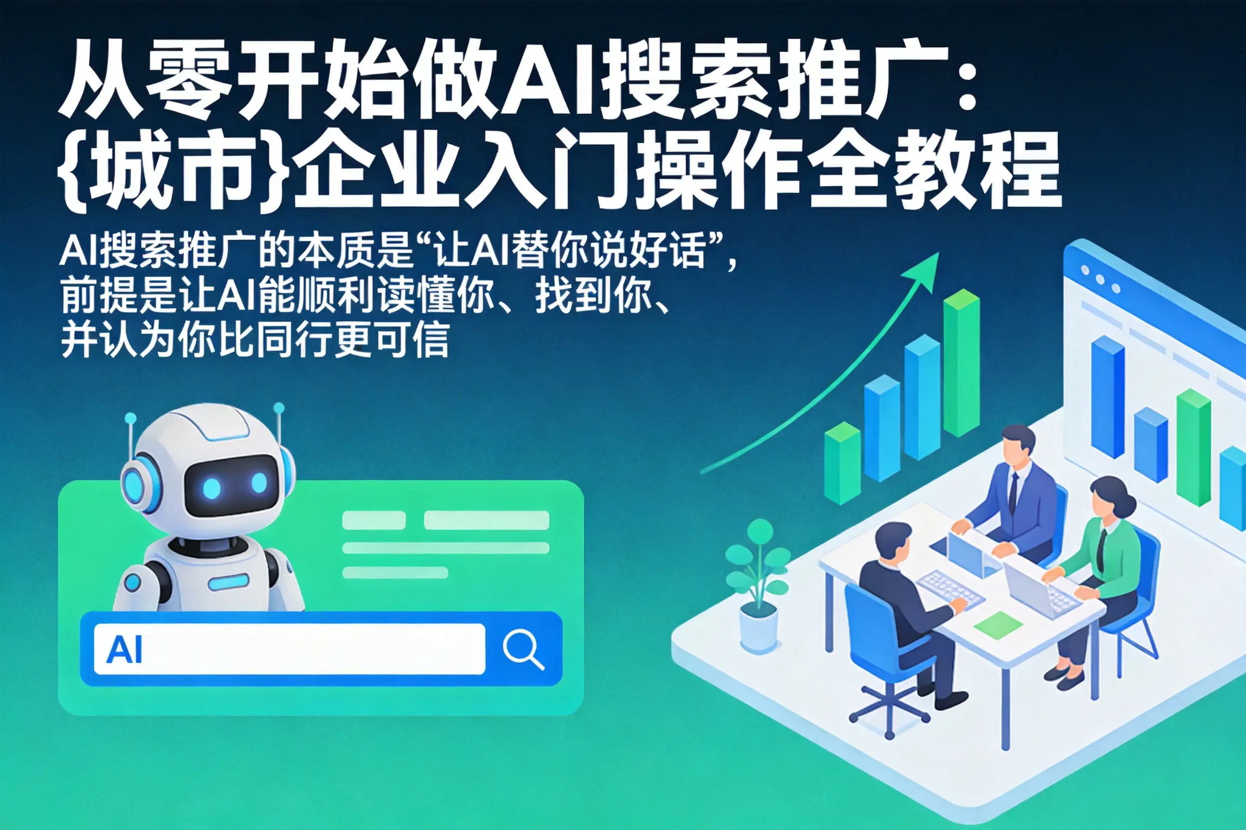 从零开始做AI搜索推广:三明企业入门操作全教程