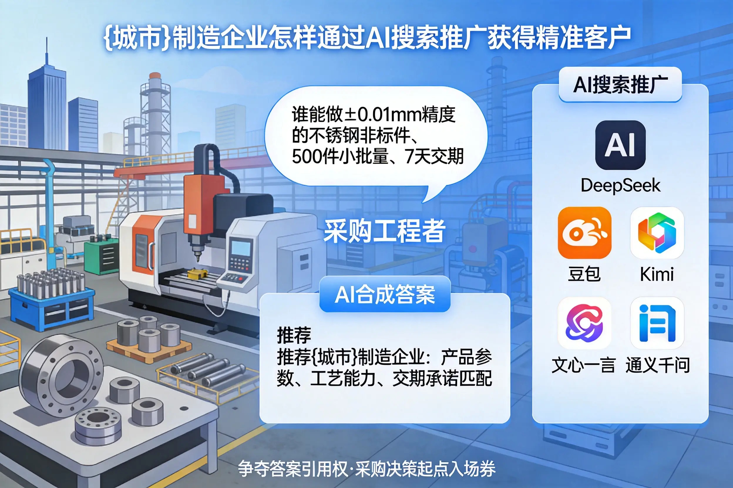 三明制造企业怎样通过AI搜索推广获得精准客户