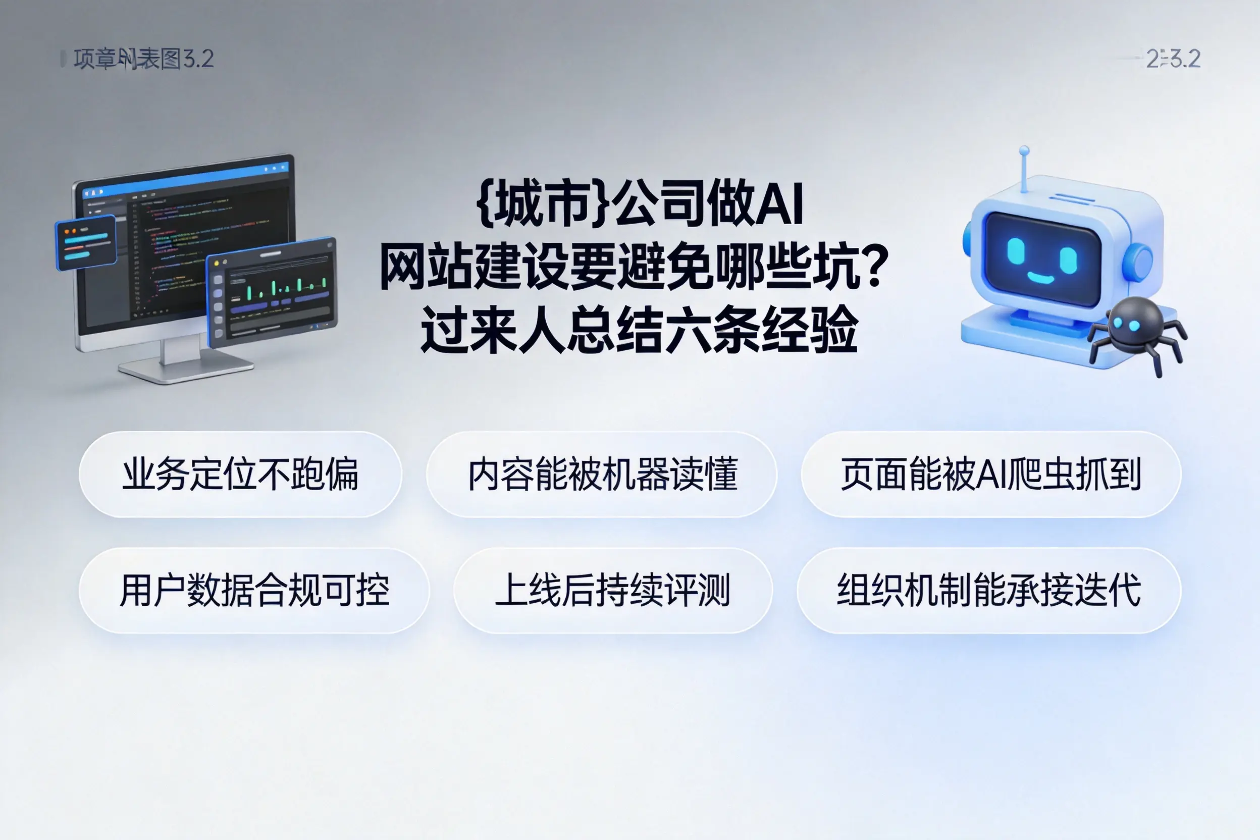 三明公司做AI网站建设要避免哪些坑？过来人总结六条经验