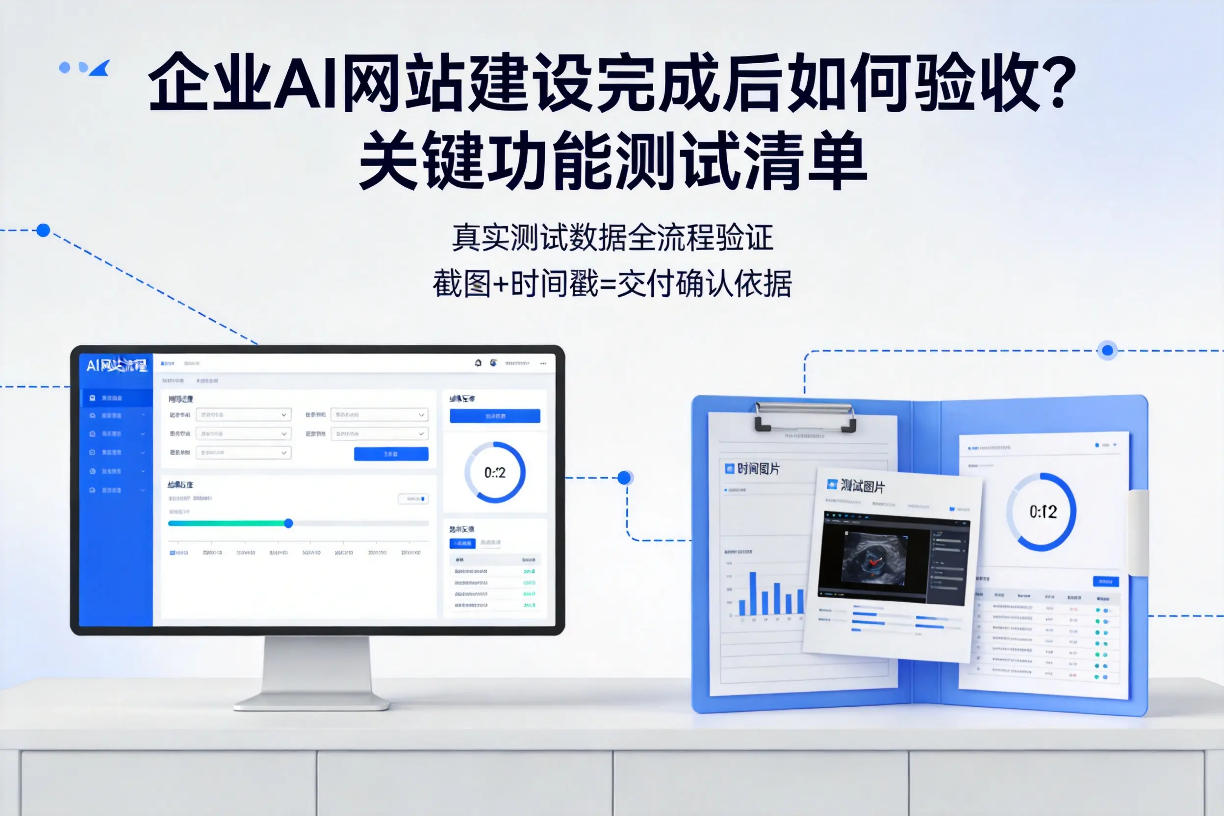 三明企业AI网站建设完成后如何验收?关键功能测试清单