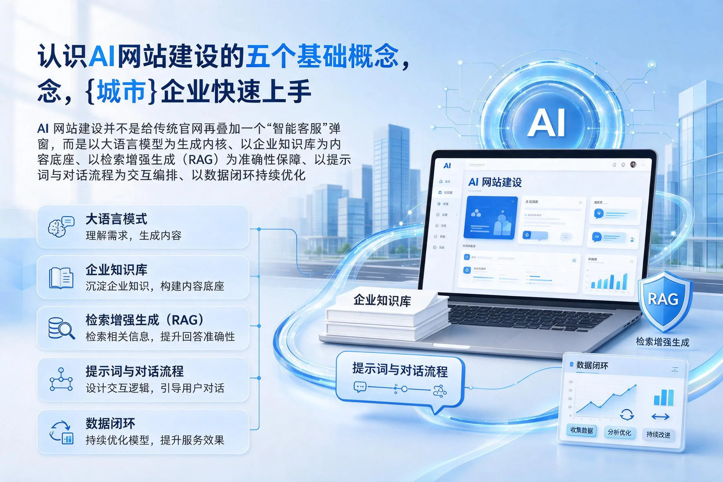 认识AI网站建设的五个基础概念，三明企业快速上手